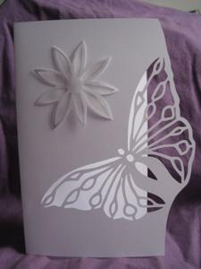 BUTTERFLY OVER THE EDGE CARD