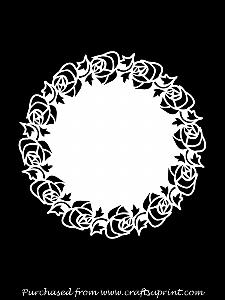 FLORAL CIRCLE MAT 4