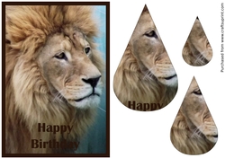 Lion Teardrop Pyramid