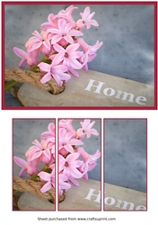 New Home Hyacinth Panel Card