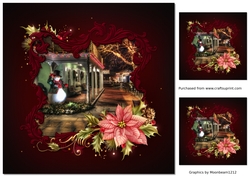 Christmas in Town Topper