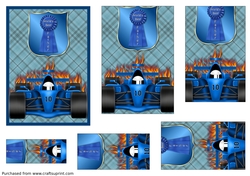 Fathers Day Race Car Pyramid