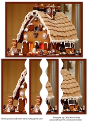 Christmas Gingerbread House Wavy Side Stacker