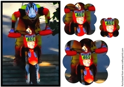 Hard Enduro Rider Scalloped Pyramid 2