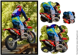 Hard Enduro Rider Scalloped Pyramid 4