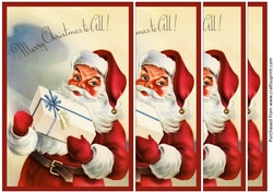 Santa Claus with Gift Side Stacker