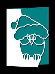 OVER THE EDGE CHRISTMAS OWL