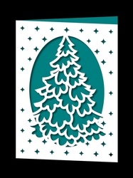 CHRISTMAS TREE APERTURE CARD 6