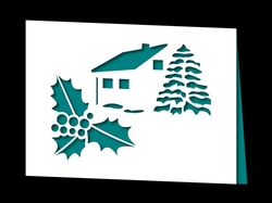 CHRISTMAS SCENERY CARD