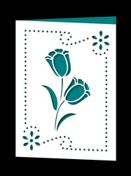 FLOWER FRAMED CARD 3