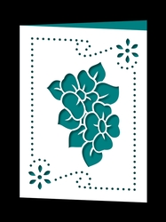 FLORAL FRAMED CARD 39