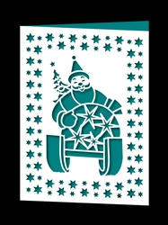 SANTA FRAMED CARD 11