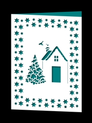CHRISTMAS SCENE FRAMED CARD 2