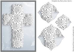 Easter Floral Cross Splendid Pyramid
