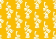Christmas Bells Backing Paper Gold 15