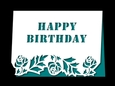 BIRTHDAY FLORAL OVER THE EDGE 2