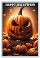 Halloween Mean Pumpkin A4 2