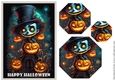 Halloween Monster Octagon Pyramid 2