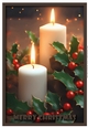 Christmas Decorations Candles A4 2