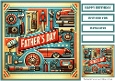 Vintage Fathers Day Quick Card