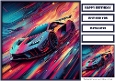 Birthday Male Car Quick Card XVI