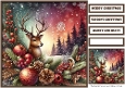 Christmas Reindeer and Tree Quick Card 6