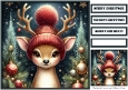 Christmas Reindeer and Tree Quick Card 7