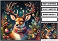 Christmas Reindeer and Tree Quick Card 8