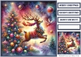 Christmas Reindeer and Tree Quick Card 9
