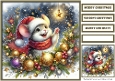 Cute Christmas Animal Quick Card 3