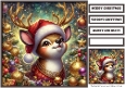 Cute Christmas Animal Quick Card 4