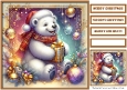 Cute Christmas Animal Quick Card 8
