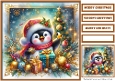 Cute Christmas Animal Quick Card 9