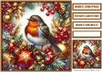Cute Christmas Animal Quick Card 12