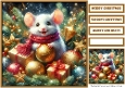 Cute Christmas Animal Quick Card 13