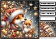 Cute Christmas Animal Quick Card 15