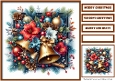 Christmas Flowers Quick Card 2