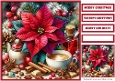 Christmas Flowers Quick Card 4