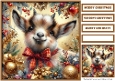 Cute Christmas Animal Quick Card 21