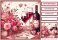 Birthday Celebration Couple Quick Card 1