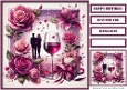 Birthday Celebration Couple Quick Card 4