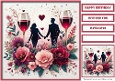 Birthday Celebration Couple Quick Card 5