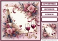 Birthday Celebration Couple Quick Card 9