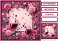 Birthday Celebration Couple Quick Card 11