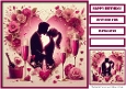 Birthday Celebration Couple Quick Card 15