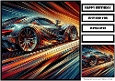 Birthday Male Car Quick Card 15