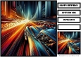 Birthday Male Car Quick Card 16