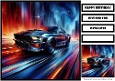 Birthday Male Car Quick Card 17