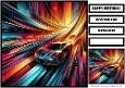 Birthday Male Car Quick Card 20