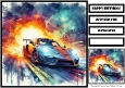 Birthday Male Car Quick Card 31